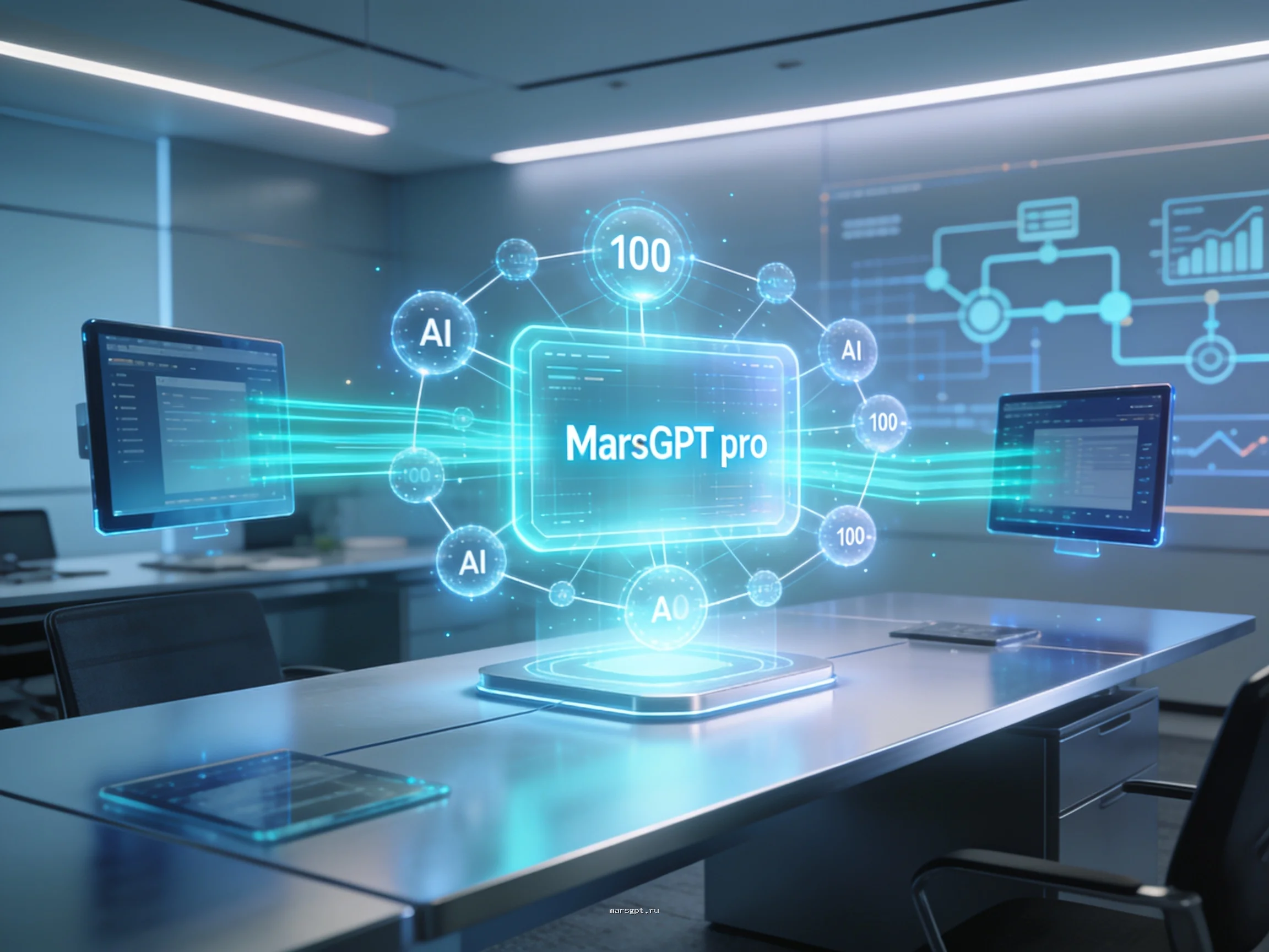 MarsGPT Pro: Революционный чат с доступом к 100+ нейросетям в одном окне